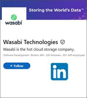 Wasabi LinkedIn