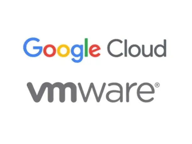 Google Cloud and VMWare logos